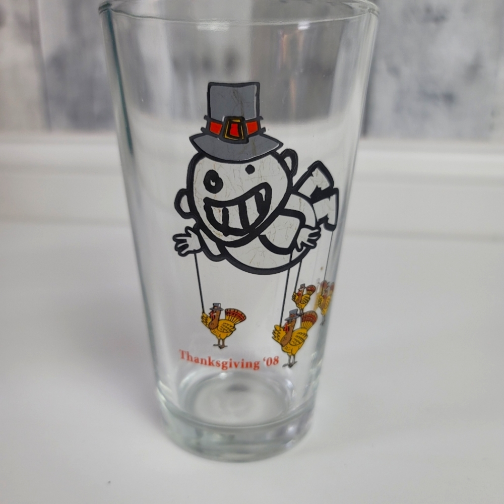 Newbury Comics Thanksgiving Glass